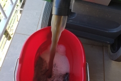 Extracted Water from Carpet Cleaning